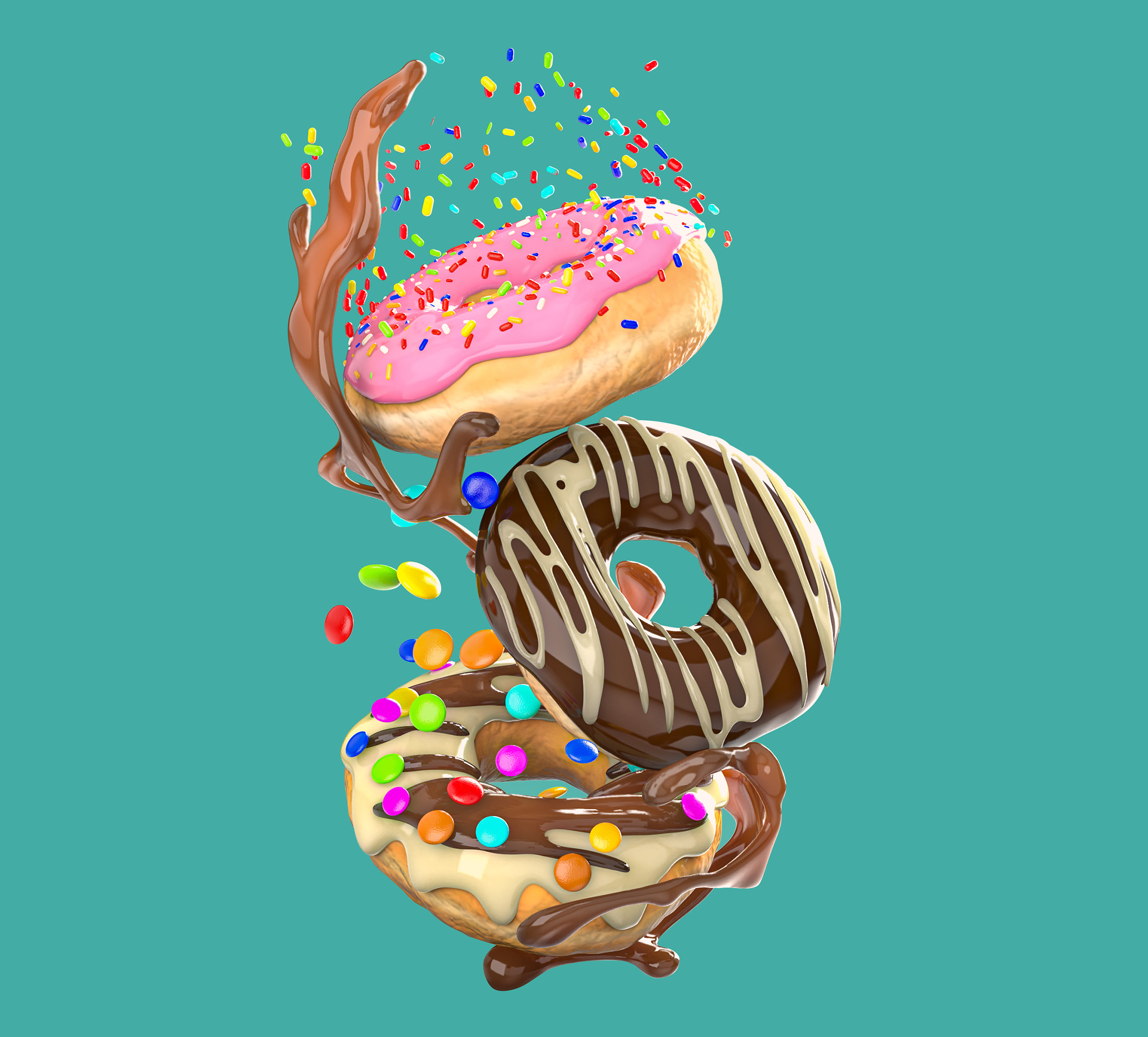 3D Donuts