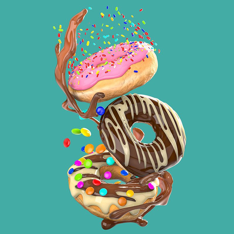 3D Donuts