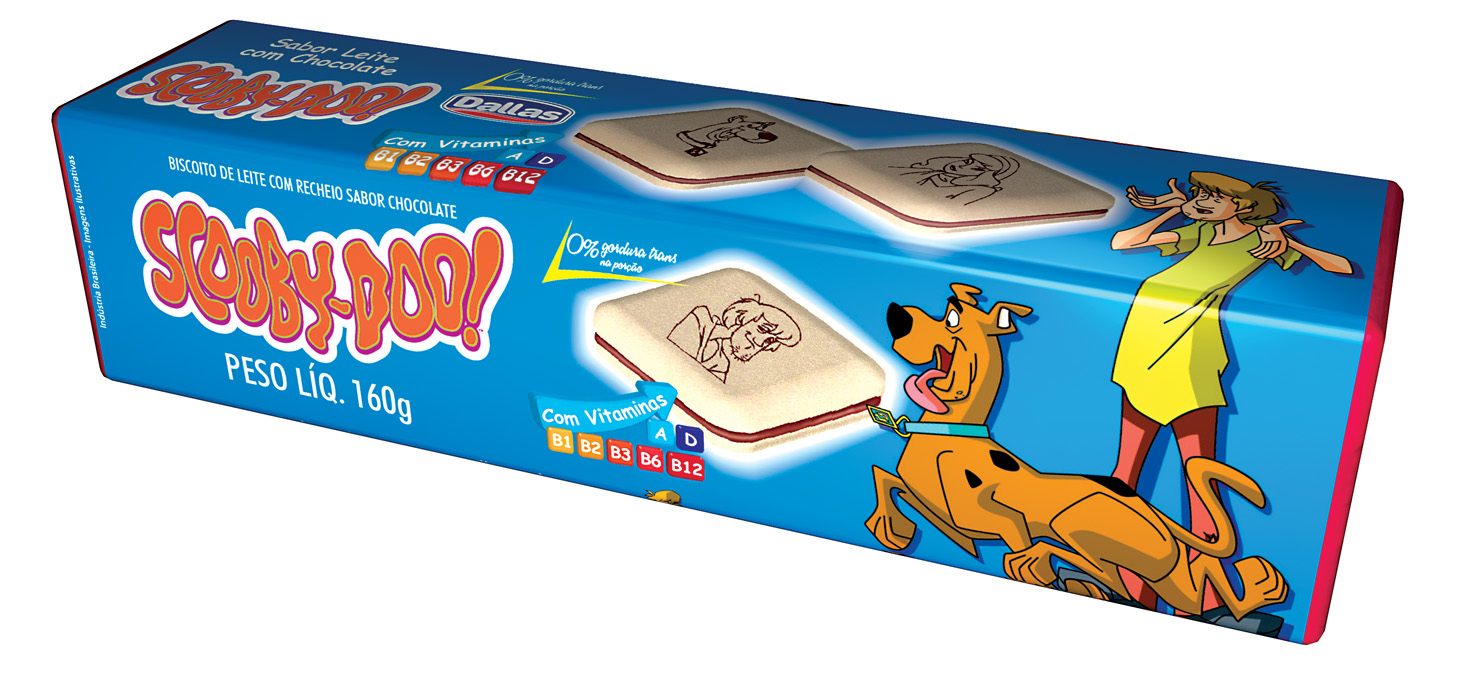 Biscoito Recheado Scooby-Doo