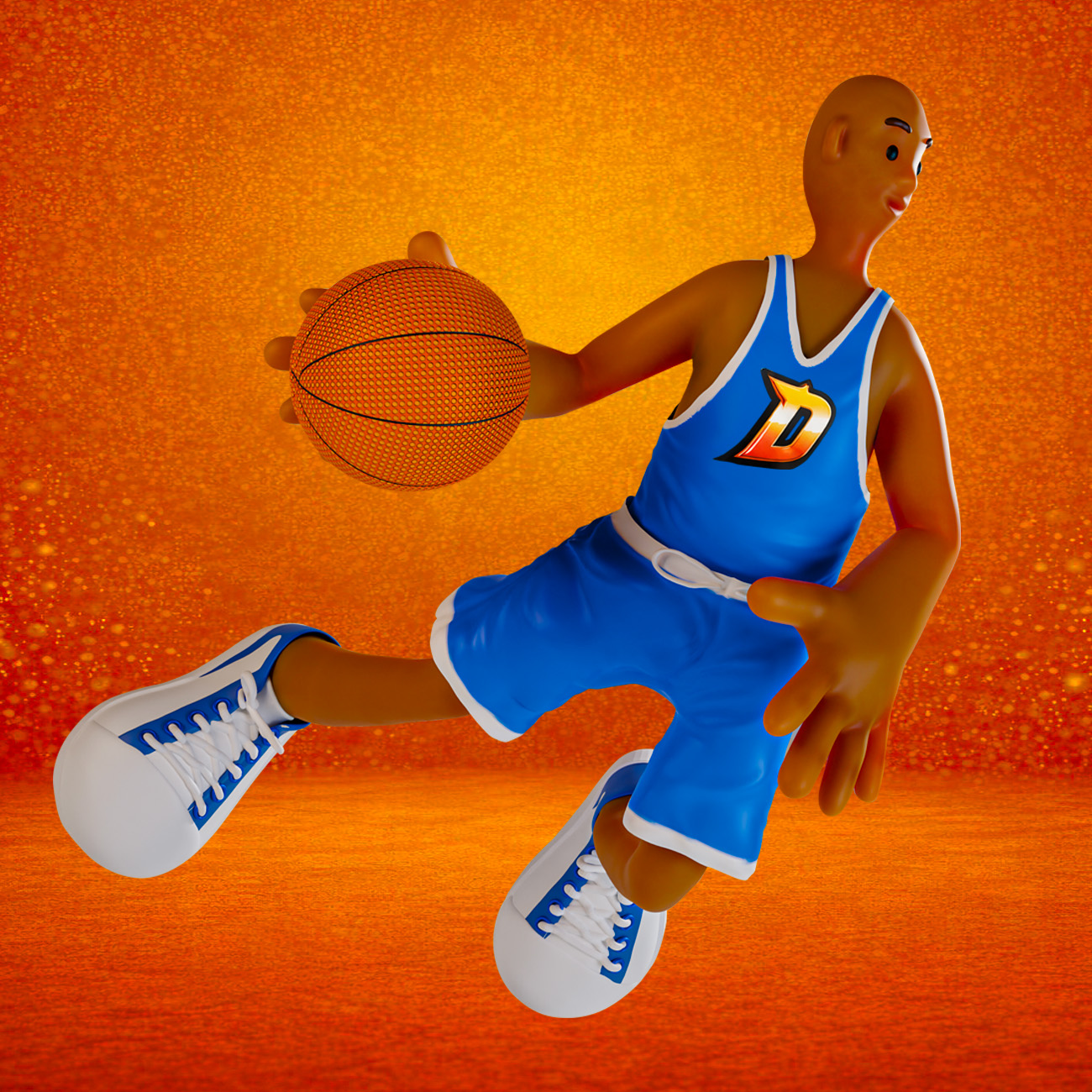 Street Basketball Illustration